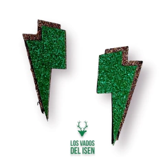 aros rayo Pupe verde - comprar online