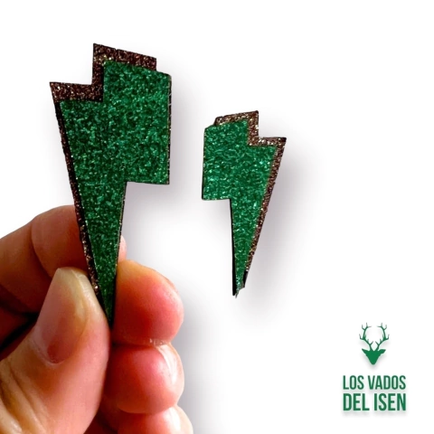 aros rayo Pupe verde