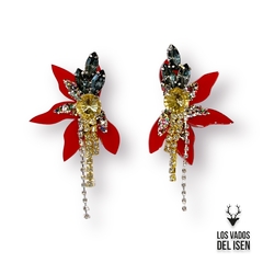Aros Semi buki fiesta Rojo - comprar online