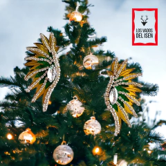 aros Lucy strass oro y verde en internet