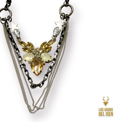 Collar Chapelco beige, crudo y caramelo - comprar online