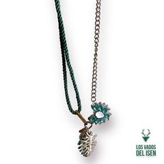 Collar Mosquetón verde - comprar online