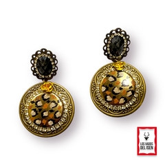 Par de aros Emma print - comprar online