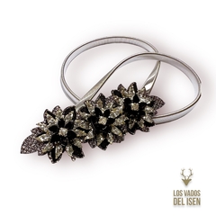 Imagen de cinto Lelu negro y glitter
