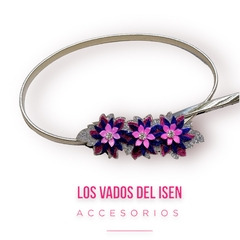 cinto Lelu fucsia, azul, plateado - comprar online