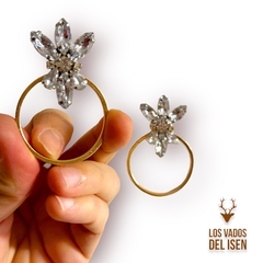Par de aros San Blas simple oro