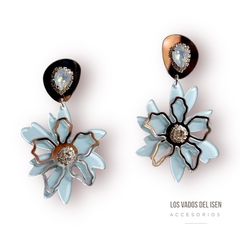 aros Ellie celeste - comprar online