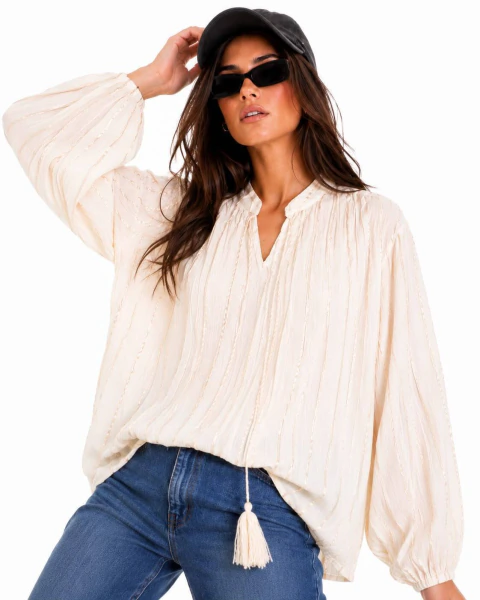 Blusa Rayada Lurex VICTORIA - 6216