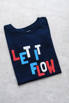 REMERA - FLOW - AZUL - comprar online
