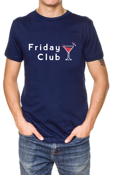 REMERA - FRIDAY CLUB - AZUL