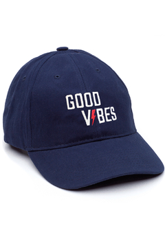 GORRA DAD HAT - GOOD VIBES - AZUL