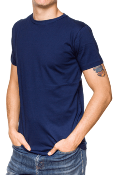 Remera Lisa Borna Azul