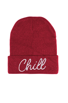 BEANIE - CHILL - BORDÓ