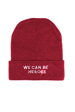 BEANIE - HEROES - BORDÓ