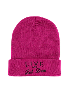 BEANIE - LIVE - FUCSIA