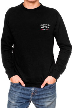 BUZO CREWNECK - LEGENDS - NEGRO