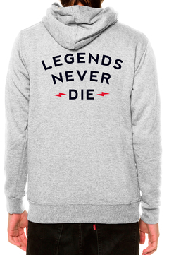 Imagen de BUZO HOODIE - LEGENDS - GRIS MELANGE