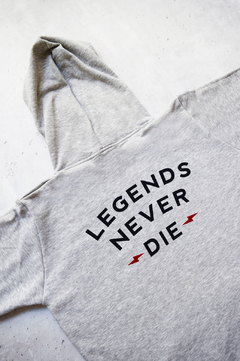 BUZO HOODIE - LEGENDS - GRIS MELANGE - comprar online