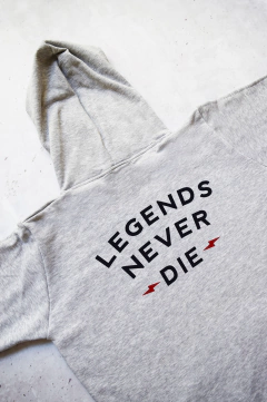BUZO HOODIE - LEGENDS - GRIS MELANGE - comprar online