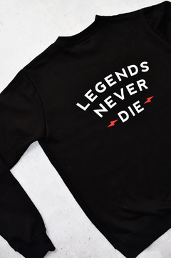 BUZO CREWNECK - LEGENDS - NEGRO - comprar online