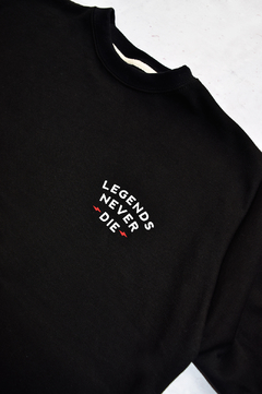 BUZO CREWNECK - LEGENDS - NEGRO en internet