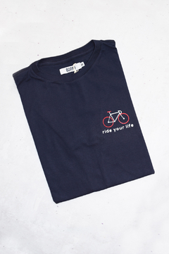 REMERA - RIDE YOUR LIFE - AZUL - comprar online