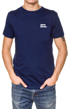REMERA - SLOW DOWN - AZUL