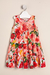 Vestido de algodon estampado exclusivo Flowers Roses Articulo: 43061612E - comprar online