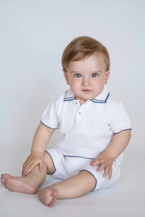 Conjunto de algodón con cuello poli´to Articulo: 45192130 - comprar online