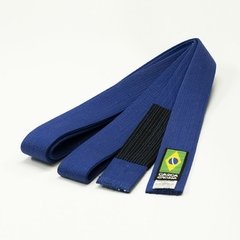 FAIXA AZUL COM PONTA PRETA BJJ - A5 - comprar online