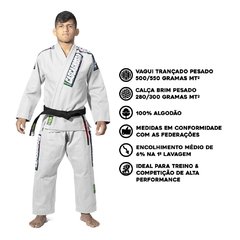 KIMONO TRADICIONAL BRANCO A5 - PESADO