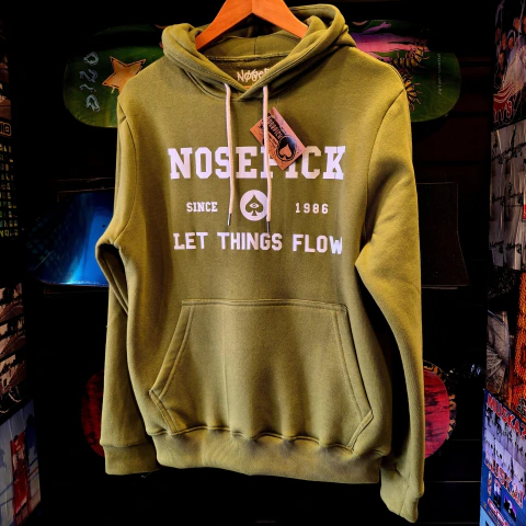 Hoodie Nosepick Since 1986 Verde Seco