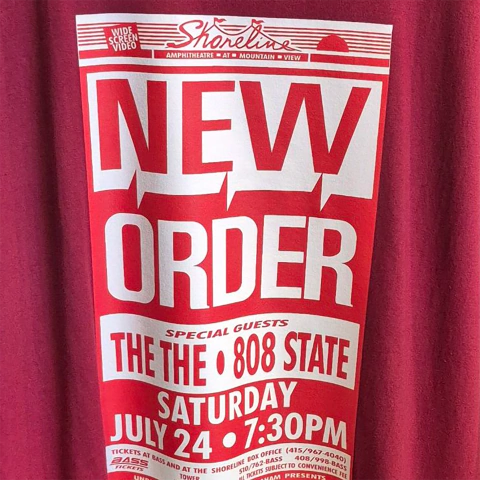 Remera Nosepick New Order Ticket Bordo - comprar online