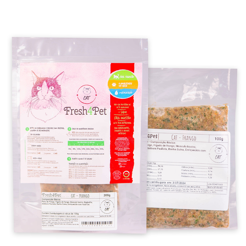 Cat Frango – Alimentação Natural para Gatos Fresh4Pet - comprar online