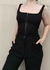 Top Corset Fátima Negro (S al XL) - Connie Bow