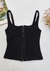 Top Corset Fátima Negro (S al XL) - tienda online