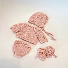 Conjunto Pompon Rosa