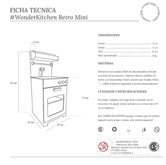 Imagen de WonderKitchen Retro Mini Blanca