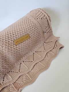 Mantita Tejida Granny rosa viejo - comprar online
