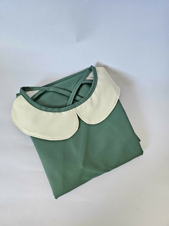 Babero Manga Larga Verde