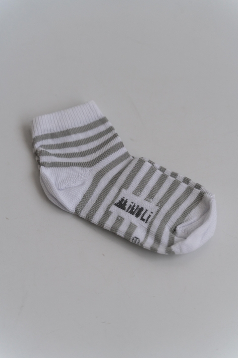Medias Rayadas Gris