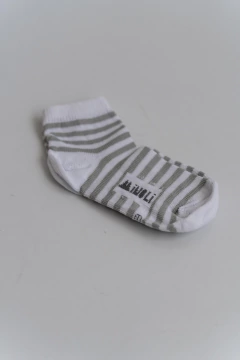 Medias Rayadas Gris - comprar online