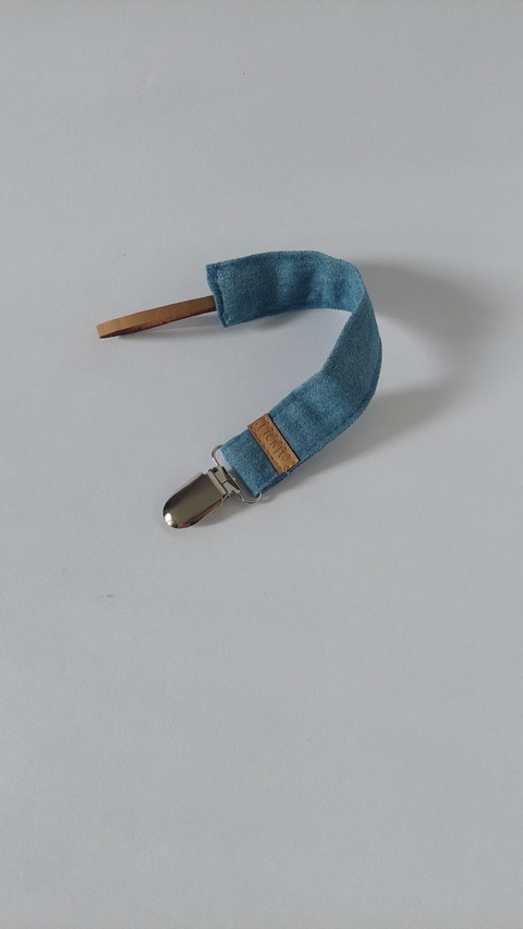 Porta chupetes Denim