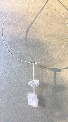 Chocker coleção Segredo | Quartzo Rosa - comprar online