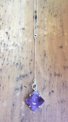 Pêndulo ametista pirâmide - comprar online