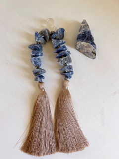 colar de mesa Quartzo Azul | tranquilidade na internet