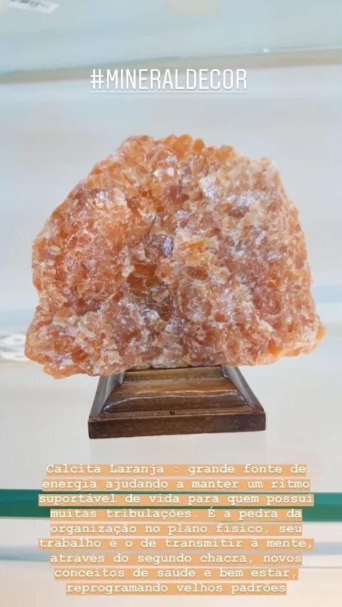 Calcita orquídea / Laranja