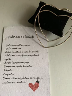 Argolas coração - comprar online