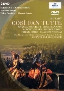 Mozart - Cosí fan tutte: The English Baroqque Soloist / John Elliot Gardiner (2 DVDs)