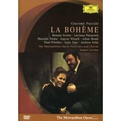 La Boheme - Puccini: Luciano Pavarotti / Renata Scotto / James Levine / The Metropolitan Opera - DVD